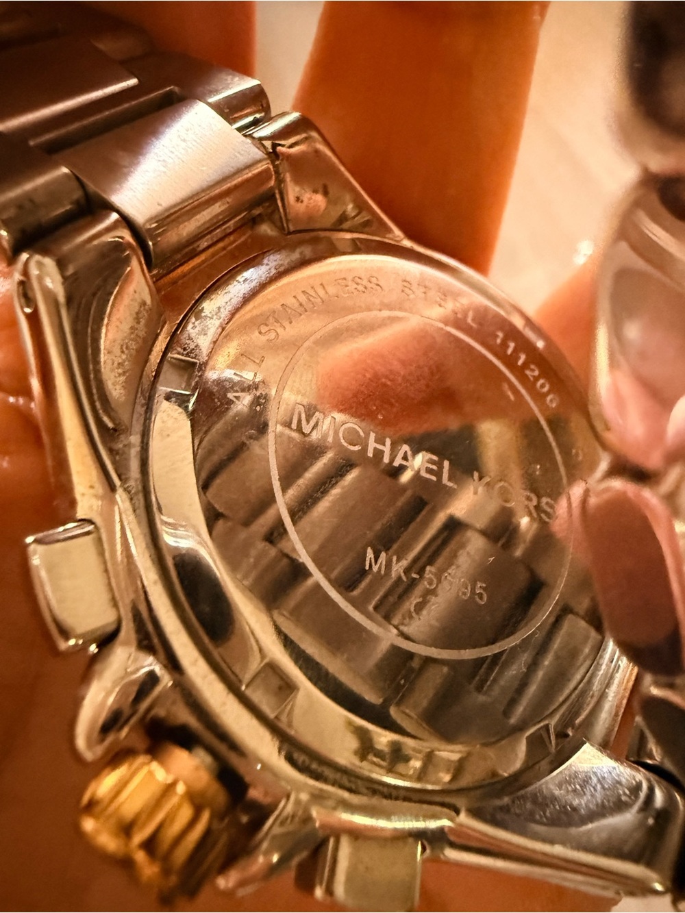 Michael Kors watch collection! Brown Leather & Two-Tone Gold/Silver Watch Trio - Picture 8 of 8